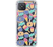 Tumundosmartphone Funda Silicona Antigolpes para Oppo Reno 4Z 5G diseño Dulces 02 Dibujos