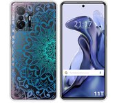 Funda Silicona Transparente para Xiaomi 11T 5G / 11T Pro 5G diseño Mandala Dibujos