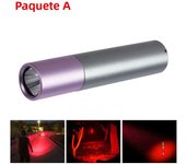 1pcs Hot selling red light flashlight 630 660 8503 infrared portable red light flashlight