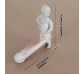 1pc sculpture style roll paper holder, unique desktop stand decoration, creative display stand, preferred holiday gift