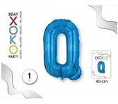 Globo Foil, Letras En Color Azul Con Tamaño De 40cm. #Xoko Party #Globo