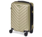 DAM Maleta trolley de cabina en ABS, ligera y resistente. Diseño escamas. 38x57x23 Cm.