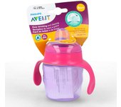 Avent Vasito 200Ml Rosa  Boquilla Blanda Scf551/03