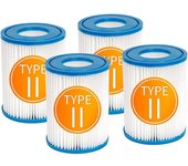 YUMO HOUSE-Bestway 58094 - Pack de Filtros De Cartucho Tipo II Para Depuradora De Cartucho 2.006 Litros/hora Blanco 10.6 X 13.6 Cm / Pack de Filtres de Cartutx Tipus II Per a Depuradora De Cartutx 2.006 Litres/hora Blanc 10.6 X 13.6 Cm