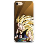 Funda original compatible con iPhone 7 o IPhone 8 o SE 2020 con un diseño de Dragon Ball Z Gotenks SS3