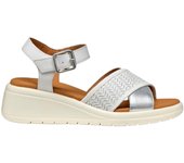 Shoes Sandalias Mujer marca Geox modelo D550Nf 0Bcds C1000 para mujer en color blanco