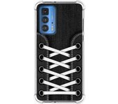 Funda Silicona Antigolpes para Motorola Edge 20 Pro diseño Zapatillas 02 Dibujos