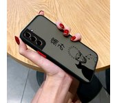 Narutos Six Paths Payne For Samsung S23 S22 S21 Ultra S20 FE Note 20 10 Lite Plus 5G Frosted Translucent Phone Case