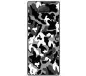 Tumundosmartphone Funda Gel Tpu para Sony Xperia 10 Plus diseño Snow Camuflaje Dibujos