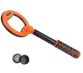 Detector de metales portátil subacuático con puntero impermeable y carcasa ABS, 30-60 m, para exteriores (naranja)