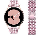 20mm 22mm Band for Samsung Galaxy Watch 4/5/6/pro/classic 43mm 47mm 45mm Metal Diamond bracelet correa HUAWEI GT 2e 3 pro strap