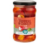 Pimientos rojos rellenos de crema de quesos 270 g  Terrasana