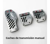 Universal Aluminum Automatic Transmission Car Pedal Cover Brake Fuel Gas Foot Pad Set Kit Pedals Red Blue Silver Non-Slip Tools