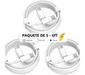 60W Fast Charging Cable for iPhone 15 Pro Max Charger Cable for iPad Mini 6/Pro 2021,iPad Air 4,MacBook Air,Galaxy S23 Switch