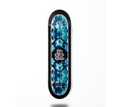 Monopatín skate skateboard deck tabla Wood light Camo black blue (8.25)