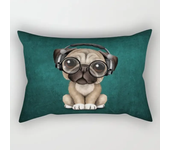 Cute little animals with headphones Plush pillowcase living Room  Throw Pillow Cushion Cover cushion covers 40x40,60x60 30x50