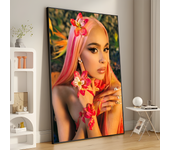 Singer B-Bad G-Gyal Classic Anime Poster Waterproof Paper Sticker Coffee House Bar Room Wall Decor