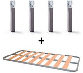 Somier Lamas Basic 90x190 + Patas - Resistente y Flexible