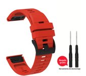 26mm 22mm Silicone Strap For Garmin Fenix 7X 7 Pro Solar/6X 6 Sapphire 5 5X Plus 3 3HR/Epix HR Venu SQ 2 3 QuickFit Watch Band
