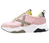 Munich WAVE Rosa Mujer Zapatilla Deportiva Cuero y Textil