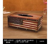 European Retro Tissue Box Home Living Room Coffee Table Napkin Storage Box Bedroom Car Tissue Box Tissue Box Holder
