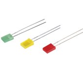 Pack de 100 uds LED 2x5 mm de color amarillo Electro Dh 12.675/2X5/A 8430552021666