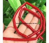 Natural Red Coral Gem Stone Irregular Chip Drum Drop Rice Round Loose Beads for Jewelry Making DIY Bracelet Necklace Handmade