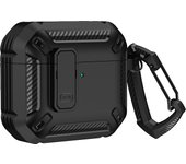 Luxury Switch Earphone Case For Airpods 4 Pro 2 3 Case Shockproof Cover For Apple AirPods Pro 2 3 1 Cases Accessories Keychain