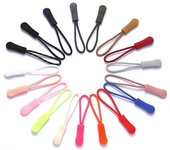 New 5-100pcs Zipper End Fitting Rope Tag Clip Replace Ring Broken Zipper Tag Travel Bag Suitcase Tent