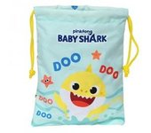 Safta Saquito Merienda Baby Shark Beach Day 20x25cm Producto Oficial Producto Escolar Para Niños y Niñas Mochilas Infantiles