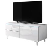 Mueble TV Nashville 119 , Muebles ES, LED, Blanco, 100 x 43 x 45cm