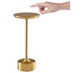LED Table Lamp Aluminum Crystal Restaurant Bar Desk Lamp Dimming Atmosphere 5200mAh USB Charging Touch Switch Bedroom Decoration
