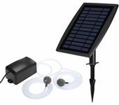 Bomba de agua solar, aireador de oxígeno, fuente, aireador solar para estanque, bomba de oxígeno solar para pecera, aireador de oxígeno para acuario, tubería de estanque, piedra de burbuja de aire