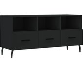 vidaXL Mueble de TV madera contrachapada 102x36x50 cm, Mueble de Salon, Mueble TV, Mueble TV salon, Mesa de TV, Mueble tele