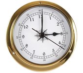 Cobre Conchantes Marina para Estación meteorológica, pared Colgante Barco using Reloj, 115mm