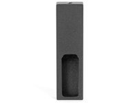 Soporte tubo lateral sin taladro acabados disponibles grafito y plata mate acabado plata