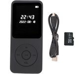 MP3 Player MP3 MP4 Player Bluetooth 5.0 Ultra Thin Digital LCD 1.77 Inch Screen Built in HD Speakers Portable HiFi Music Player