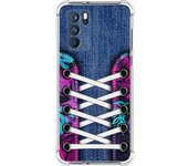 Funda Silicona Antigolpes para Oppo Reno 6 Pro 5G diseño Zapatillas 06 Dibujos