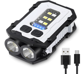 Powerful Pocket Torch Light Rechargeable Super Bright LED Multifunctional Linterna Magnetic COB LED EDC Mini Keychain Flashlight