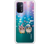 Funda compatible con Oppo A54 5G / A74 5G - Pareja Buhos