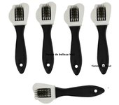 1/2/5PCS 3 Side Cleaning Shoe Brush For Suede Nubuck Shoes Stain Dust Shoes Brush Steel Plastic Rubber Boot Household Cleaner