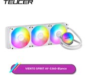 Enfriador De Agua Para CPU TEUCER AF-S360 360mm Radiador De Refrigeración Líquida Compatible Con Placas Base LGA 2011 V3 X99 AM4 1700 1200 115X Con Soporte ARGB