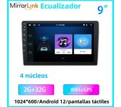 Android 12 CarPlay car radio Android Auto GPS multimedia player 2 DIN universal 7/9/10 inch Car stereo WiFi player