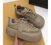 2024 Female Winter Chunky Sneakers Warm Casual Vulcanized Shoes Woman High Platform Boots Fashion Lace Up Low Top Sneakers