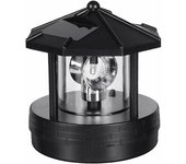 Faro solar LED giratorio de 360 grados, lámpara solar LED, faro impermeable para decoración de jardín