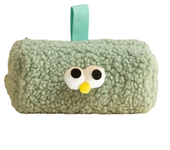 Large capacity plush pencil case, high-value pencil stationery storage box, portable pencil case