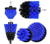 5pcs Multi-Purpose Electric Drill-Brush kit Power Scrubber Brush Car Polisher Kitchen Bathroom Cleaning Kit Toilet Cleaning Tool