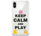 Funda compatible con iPhone X - XS - Keep Calm And Play