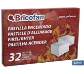 COFAN - Pastillas de encendido para Barbacoa | Envase de 32 unidades | Rápido y Limpio