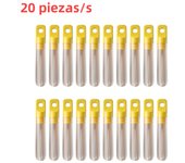 20-80pcs Transparent Silicone Sliding Float Seat Fishing Float Rest Rotation Elasticity Float Seat Strong Load-Bearing Tools